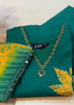 Teal Green Designer Salwar Suit - Image 3