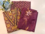 Purple Printed Salwar Suit Material with Designer Dupatta