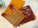 Mustard Embroidered Salwar Suit Set