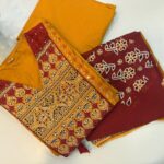 Mustard Embroidered Salwar Suit Set