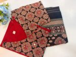 Maroon Printed Salwar Suit Set