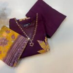 Wine Purple Designer Salwar Suit