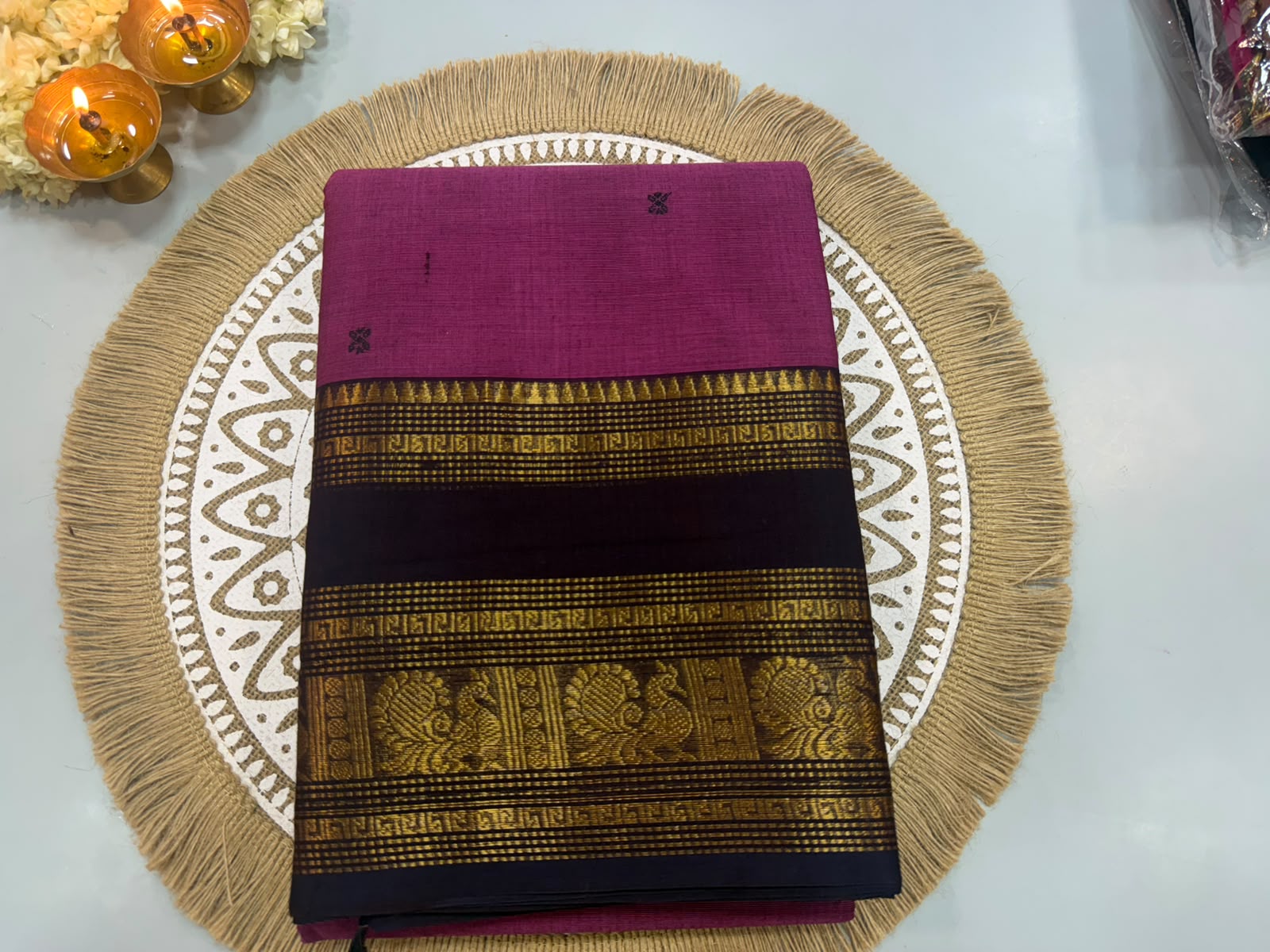 WhatsApp Image 2026-07-16 at 8.41.58 PM Kanchi cotton saree - Image 1