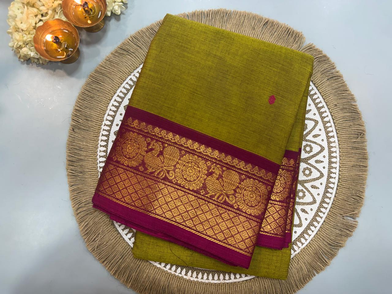 WhatsApp Image 2026-07-31 at 12.27.48 PM Kanji Cotton Saree - Image 1