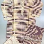 Purple & Beige Printed Salwar Suit Set - Image 2