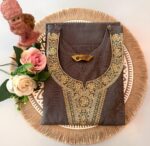 Elegant Grey Embroidered Kurta Set with Floral Printed Dupatta - Image 2