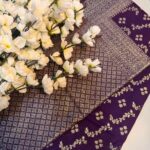 Royal Purple Golden Zari Saree